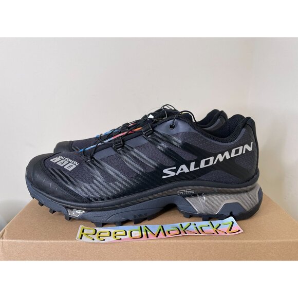 Salomon XT-4 OG Black Ebony Silver Mens Sizes L47132900 - Picture 1 of 7